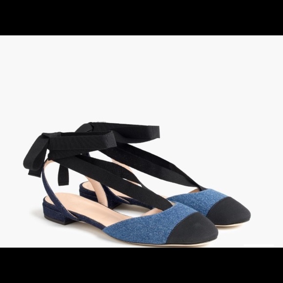 Denim ankle wrap sz 7 worn twice - Picture 3 of 3